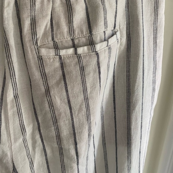 NWT Old Navy Extra High Waisted Linen Blend Taylor Wide-Leg Trouser Pants Size L - Picture 8 of 11